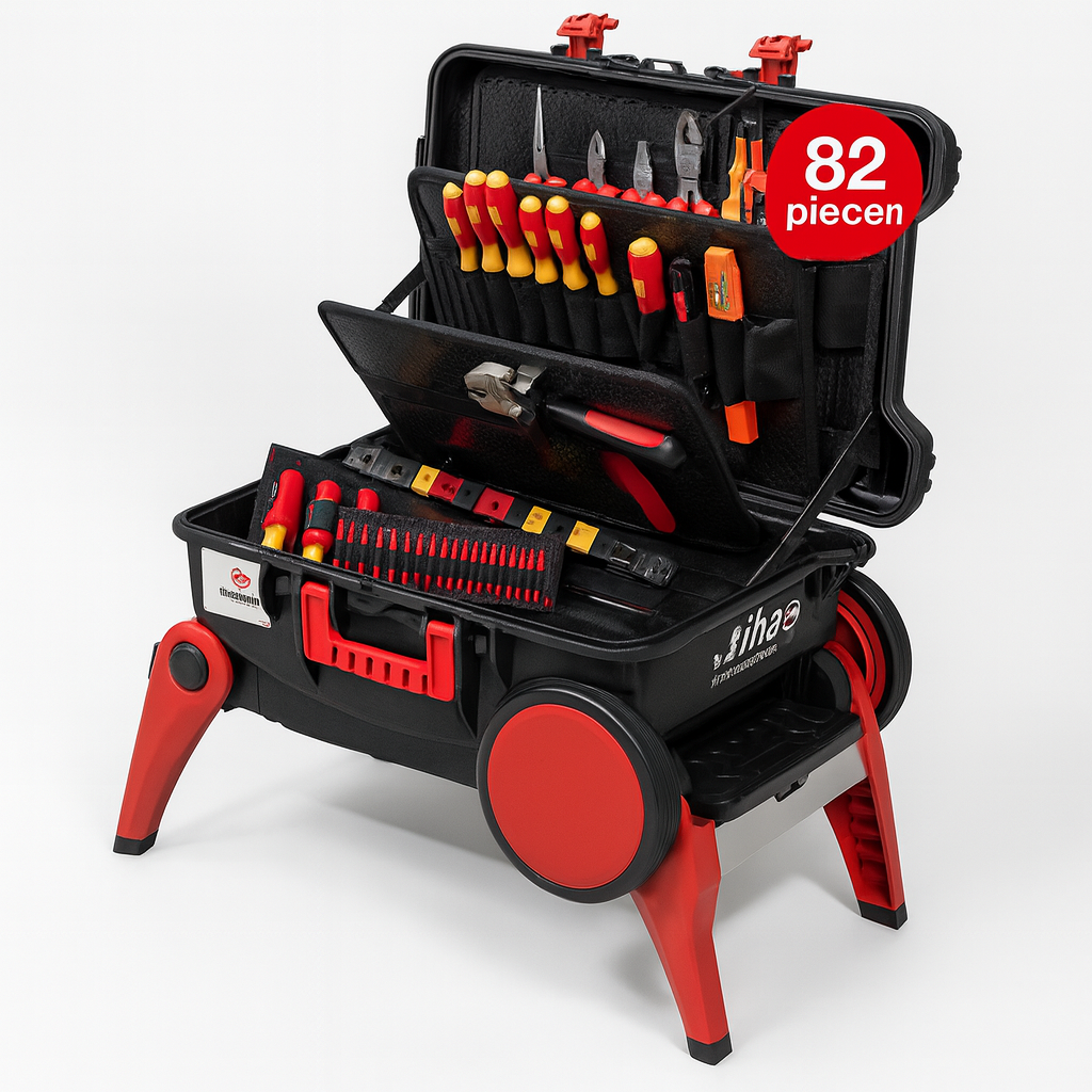 XXL-Werkzeugkoffer 4 für Elektriker (82-teilig)